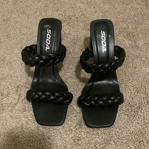 SODA black heels